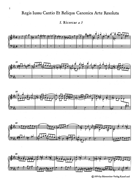 Bach【Musikalisches Opfer】BWV 1079