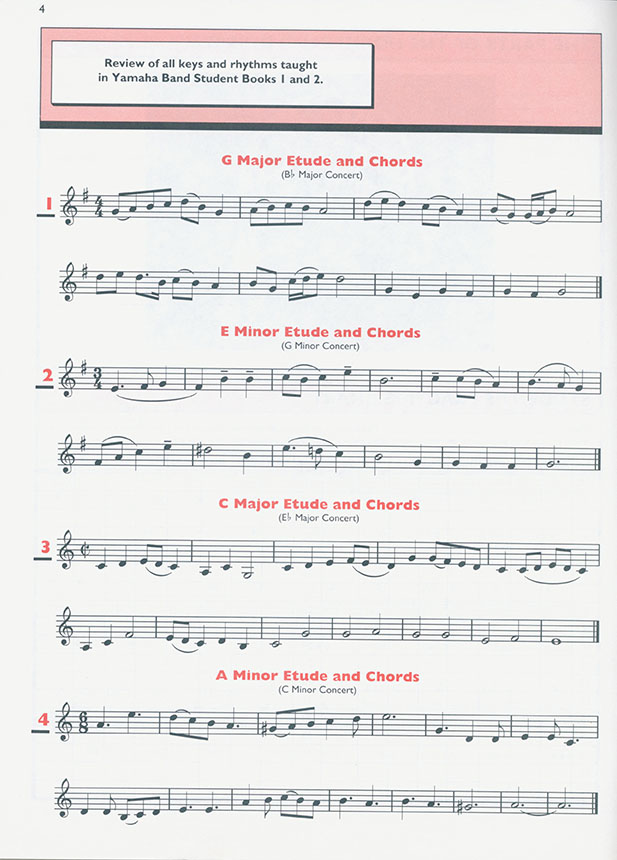 Yamaha Band Student Book 3 Horn in E♭