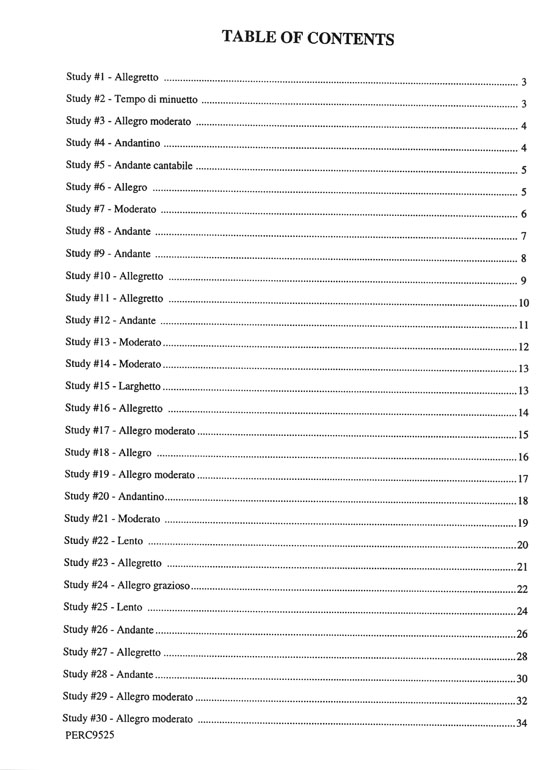 Music of the Masters Series - Intermediate Volume Ⅳ: 4-Mallet Studies for Marimba