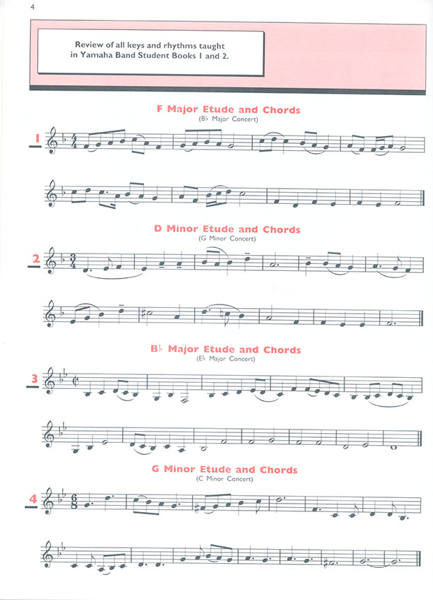 Yamaha Band Student Book 3 Horn in F