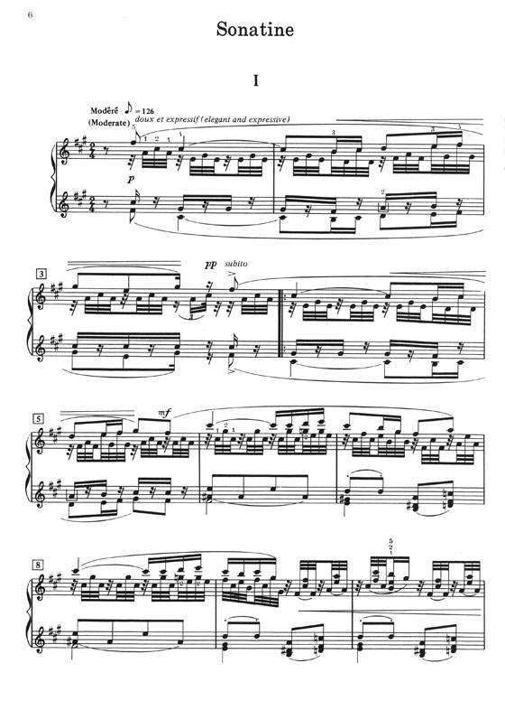 Ravel Sonatine for the Piano