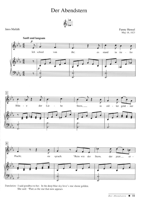 Fanny Mendelssohn Hensel 16 Songs High Voice Fanny Mendelssohn Hensel 16 Songs High Voice