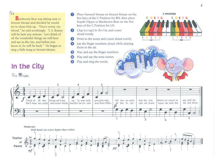 Music for Little Mozarts: Music Lesson Book 4