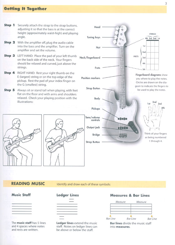 Essential Elements for Band – Electric Bass Book 1 with EEi