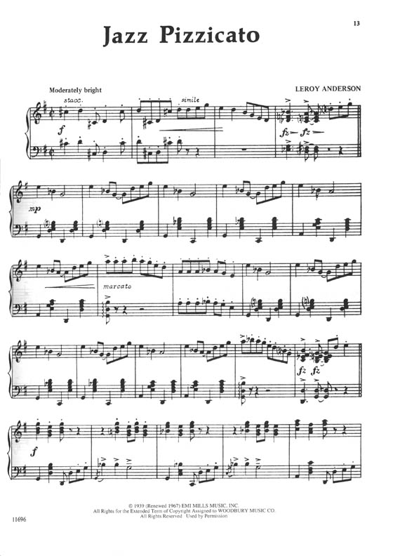 Leroy Anderson (Almost Complete) Piano Solo