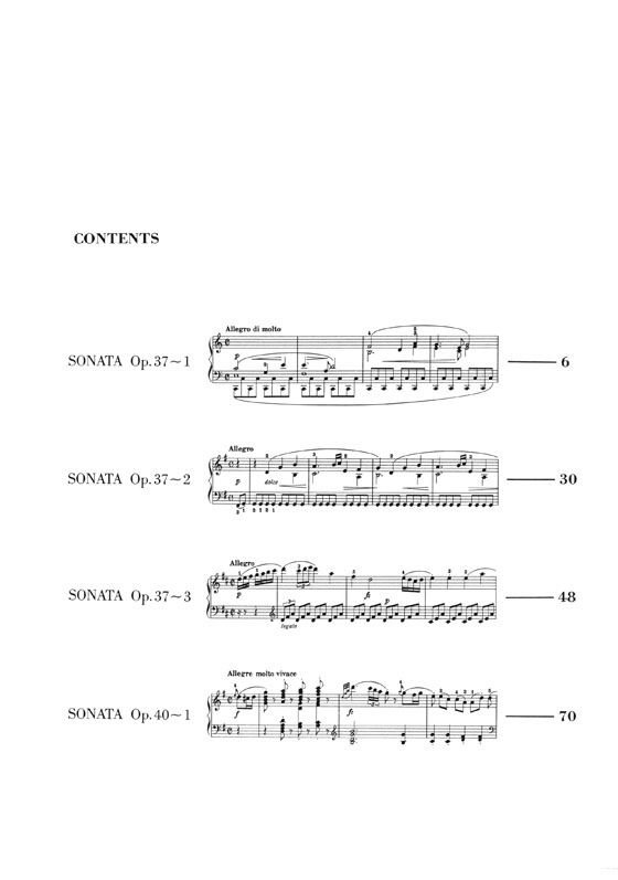 Clementi Sonatas 3／クレメンティー ソナタ アルバム 3 for Piano