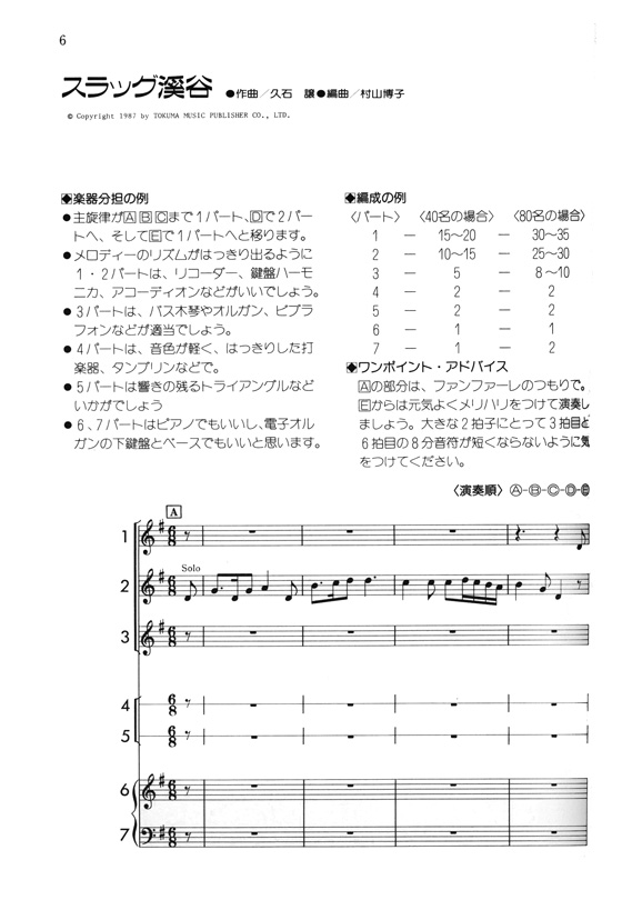 演奏会用 小学校の器楽合奏 天空の城ラピュタ