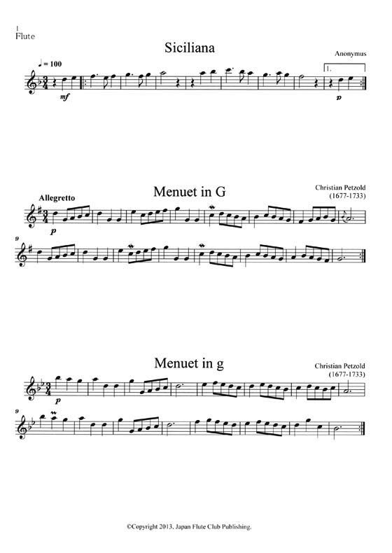 Flute Music Album with Piano accompaniment No. 7