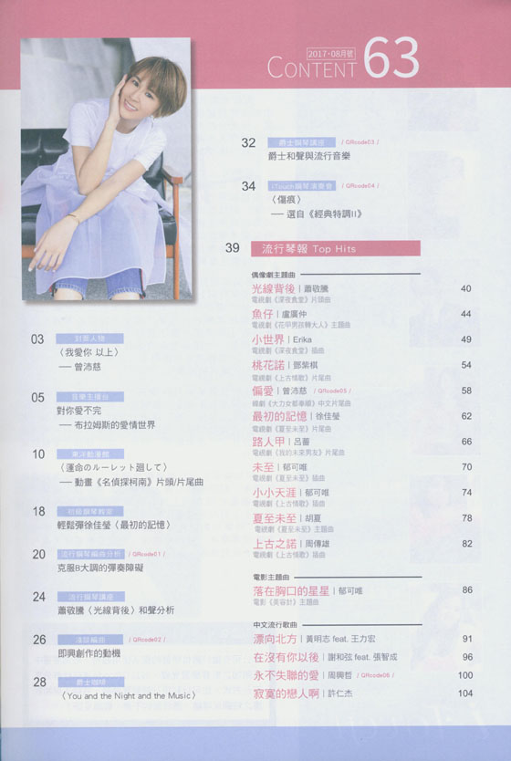 i Touch 就是愛彈琴 2017/08月號 No. 63 i Touch 就是愛彈琴 2017/08月號 No. 63