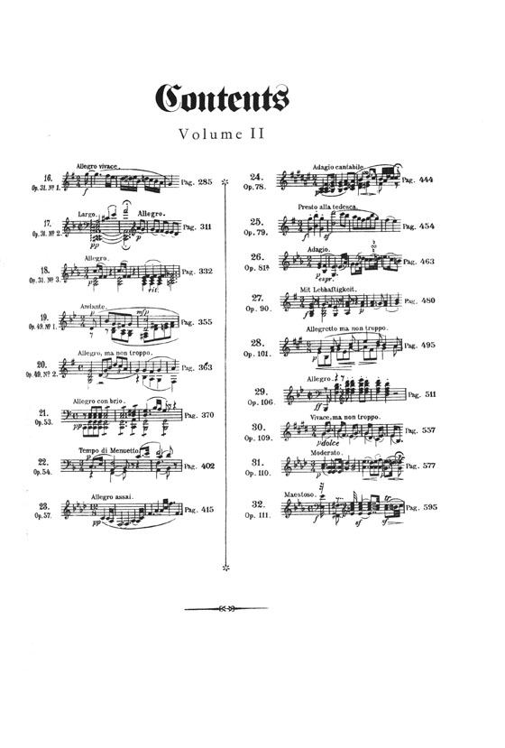 Beethoven Complete Piano Sonatas Volume Ⅱ (Nos. 16-32)