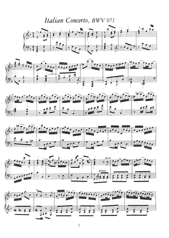 Johann Sebastian Bach Italian Concerto, Chromatic Fantasia & Fugue and Other Works for Keyboard