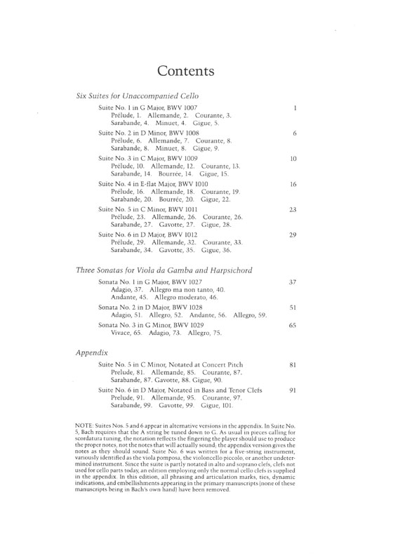 Bach Complete Suites for Unaccompanied Cello and Sonatas for Viola da Gamba Bach Complete Suites for Unaccompanied Cello and Sonatas for Viola da Gamba