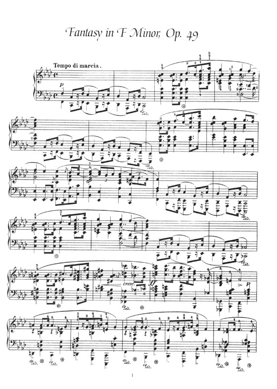 Chopin Fantasy in F Minor, Barcarolle, Berceuse, and Other Works for Solo Piano