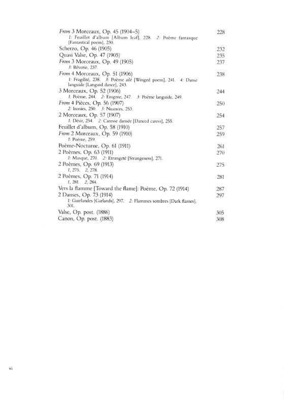 Scriabin【Mazurkas, Poemes, Impromptus And Other Works】For Piano Scriabin【Mazurkas, Poemes, Impromptus And Other Works】For Piano