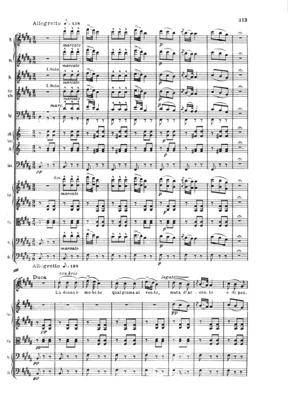 Giuseppe Verdi Rigoletto in Full Score