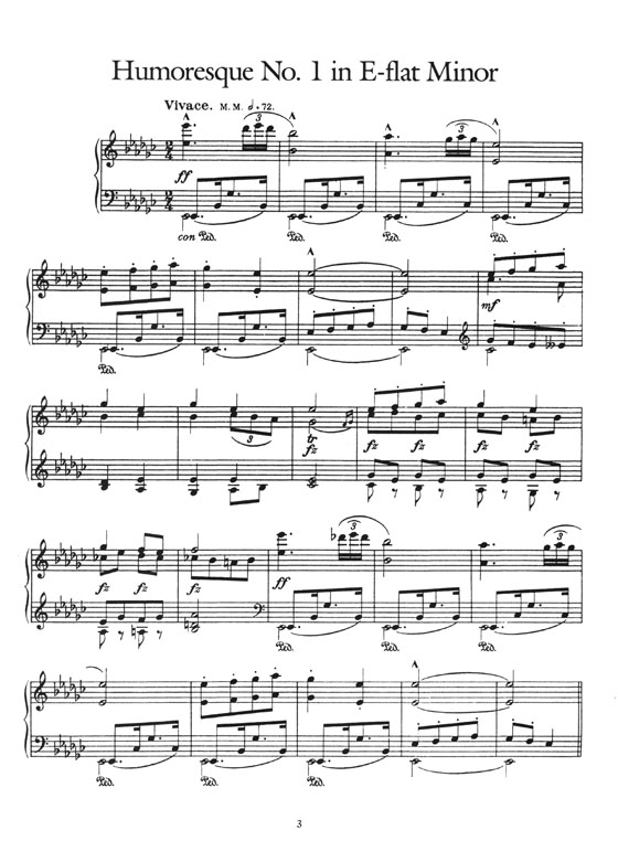Antonin Dvořák Humoresques & Other Works for Solo Piano