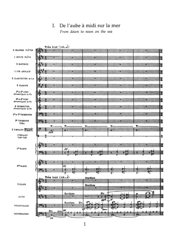 Debussy La Mer Dover Miniature Scores Debussy La Mer Dover Miniature Scores