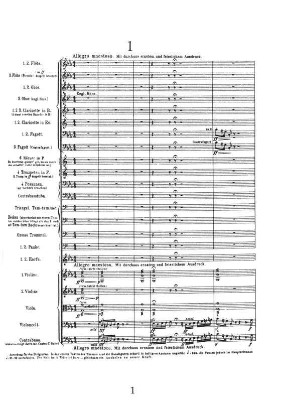 Mahler Symphony No. 2 in C Minor "Resurrection" Dover Miniature Scores