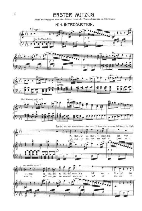 Wolfgang Amadeus Mozart The Magic Flute Vocal Score Wolfgang Amadeus Mozart The Magic Flute Vocal Score