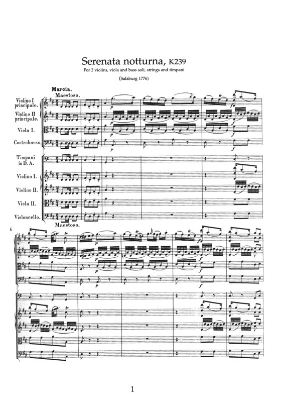 Mozart Eine Kleine Nachtmusik, Serenata Notturna and Sinfonia Concertante Dover Miniature Scores Mozart Eine Kleine Nachtmusik, Serenata Notturna and Sinfonia Concertante Dover Miniature Scores