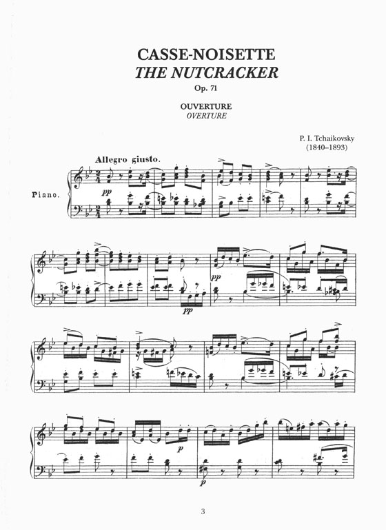Tchaikovsky The Nutcracker: Complete Ballet for Solo Piano
