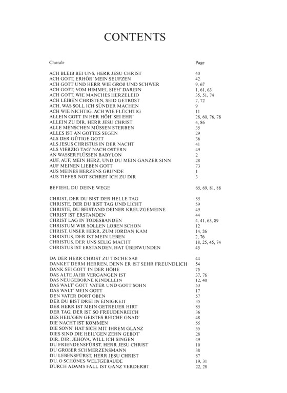 Bach Harmonized Chorales for Keyboard