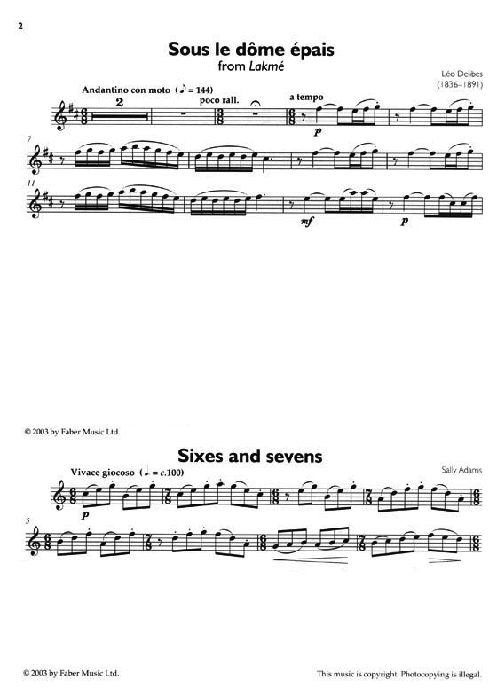 Concert Repertoire for Flute with Piano