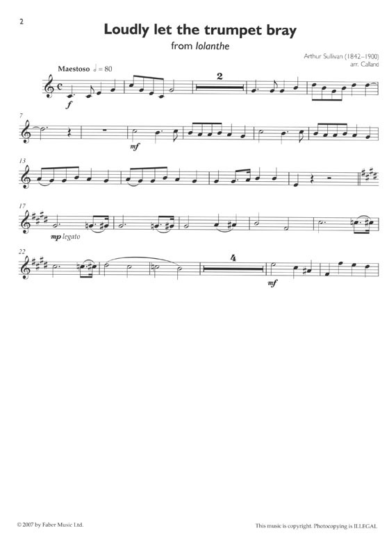 Concert Repertoire for Trumpet with Piano