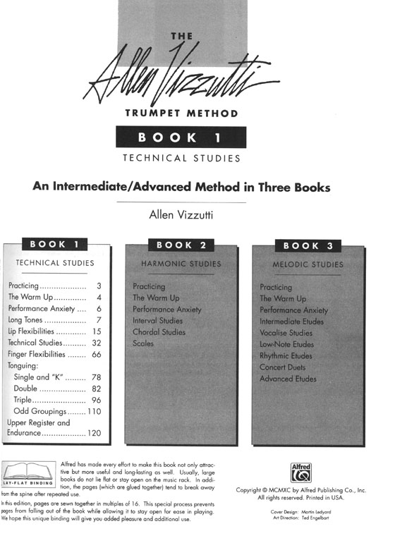 The Allen Vizzutti Trumpet Method Book 1 Technical Studies An Intermediate／Advanced Method