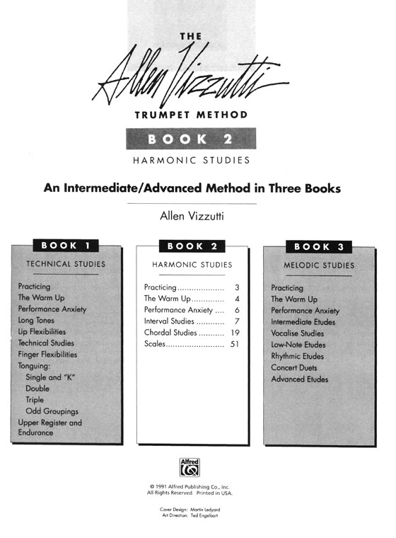 The Allen Vizzutti Trumpet Method Book 2 Harmonic Studies An Intermediate／Advanced Method