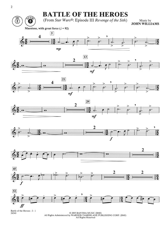Great Movie Instrumental Solos【CD+樂譜】for Horn in F, Level 2-3 Great Movie Instrumental Solos【CD+樂譜】for Horn in F, Level 2-3
