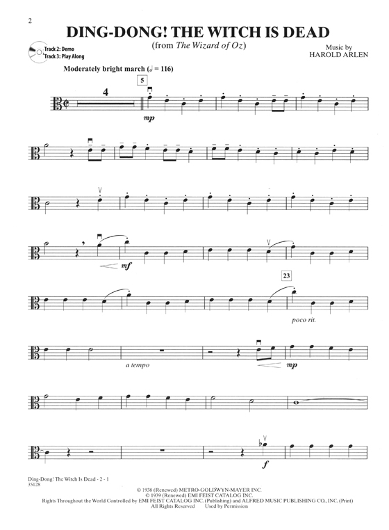 Classic Movie Instrumental Solos【CD+樂譜】 for Viola(Removable Part)/Piano Accompaniment , Level 2-3 Classic Movie Instrumental Solos【CD+樂譜】 for Viola(Removable Part)/Piano Accompaniment , Level 2-3