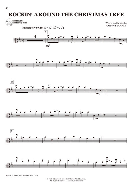 Ultimate Christmas Instrumental Solos for Viola