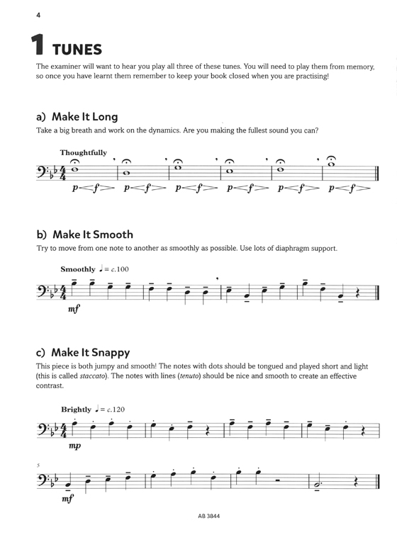 Trombone Prep Test