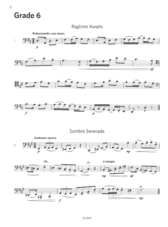 ABRSM: Bassoon Sight-Reading from 2018 【Grades 6–8】