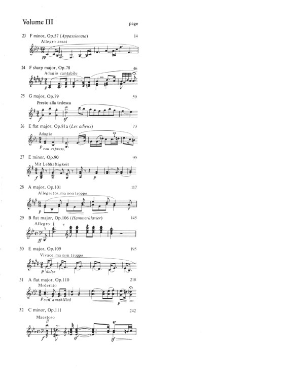 Beethoven‧Complete Pianoforte Sonatas (Craxton & Tovey) Volume Ⅱ‧Associatedboard