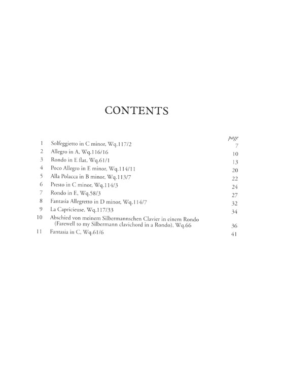 C. P. E. Bach Selected Keyboard Works, Book Ⅱ (Ferguson)