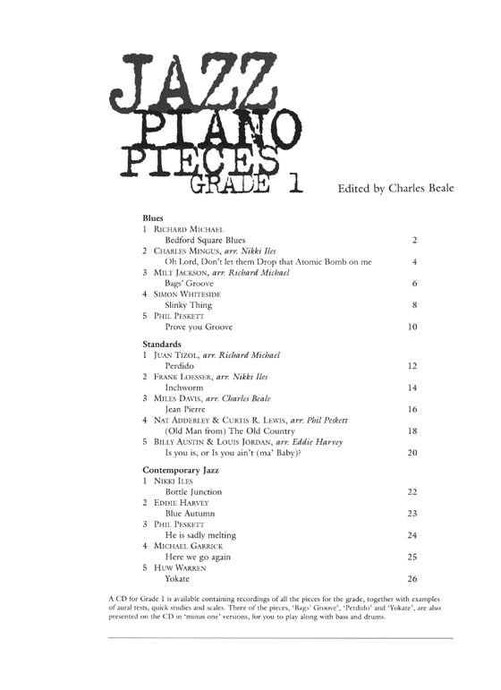 Jazz Piano Pieces Grade 1