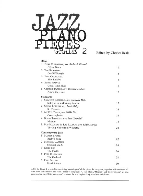 Jazz Piano Pieces Grade 2