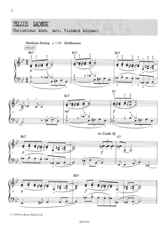 Jazz Piano Pieces Grade 4