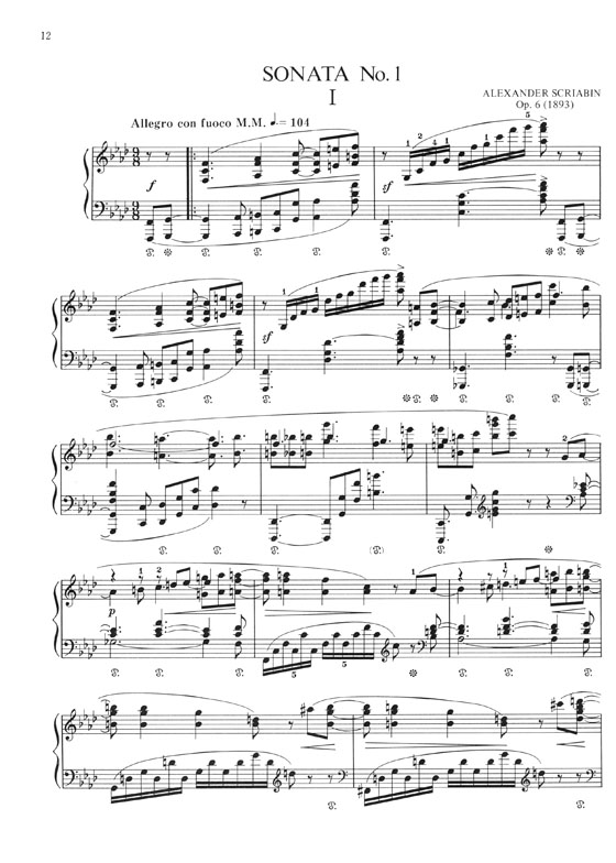 Scriabin【Piano Works Vol.2】Sonatas Part I Op.6,Op.19,Op.23,Op.30,Op.53 スクリアビン ピアノ曲集  第二巻  ソナタ集・上巻