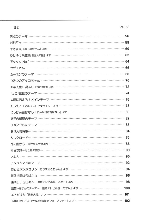 独奏からアンサンブルまで CとC♯で吹けるハーモニカ曲集 テレビテーマ編