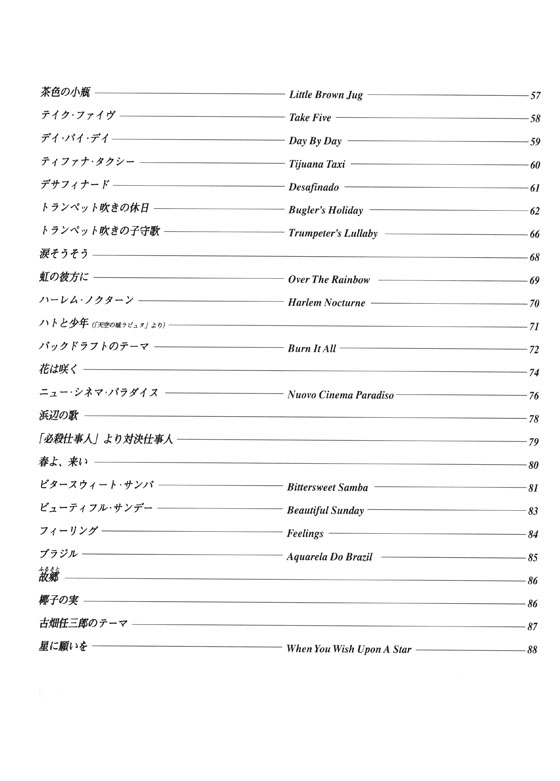 Popular Trumpet Numbers 100 新版トランペット100曲集 第6版