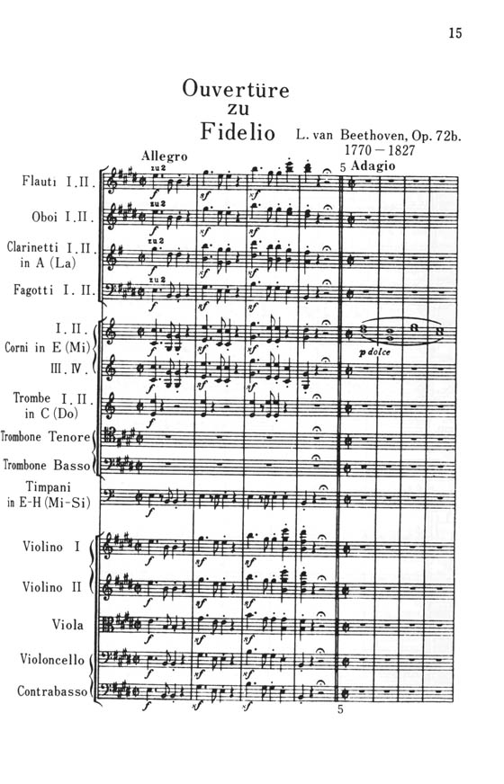 Beethoven【Ouvertüre zu Fidelio】ベートーベン／「フィデリオ」序曲
