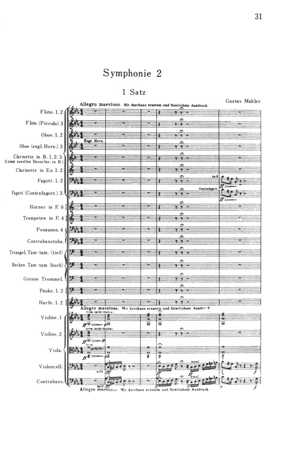 Mahler Symphonie 2 c moll／マーラー 交響曲第二番 ハ短調「復活」