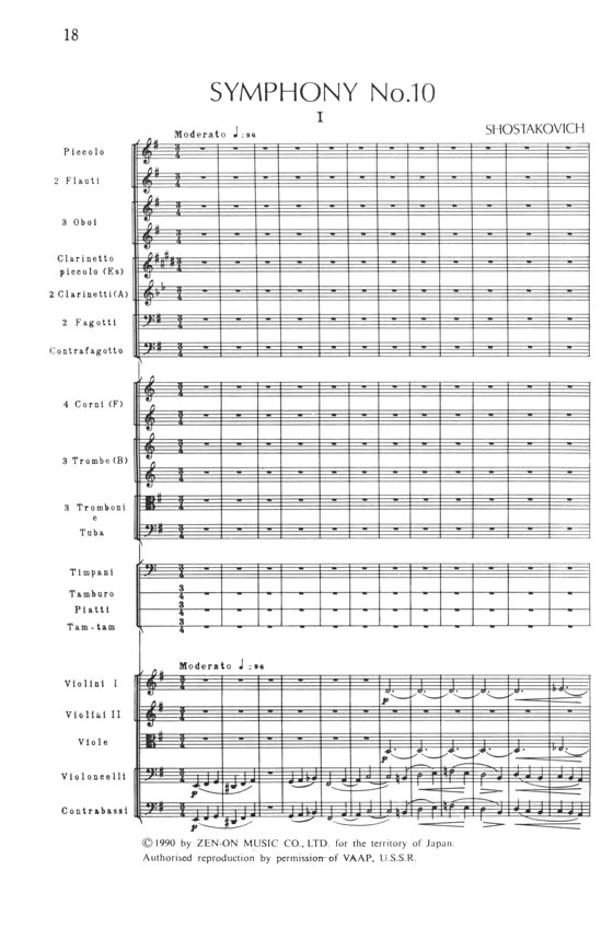 Shostakovich ショスタコービッチ 交響曲第10番 Shostakovich ショスタコービッチ 交響曲第10番
