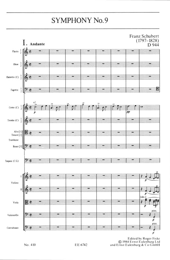 Schubert Symphony No.9 in C major , D944／シューベルト 交響曲第9番 ハ長調 《グレート》
