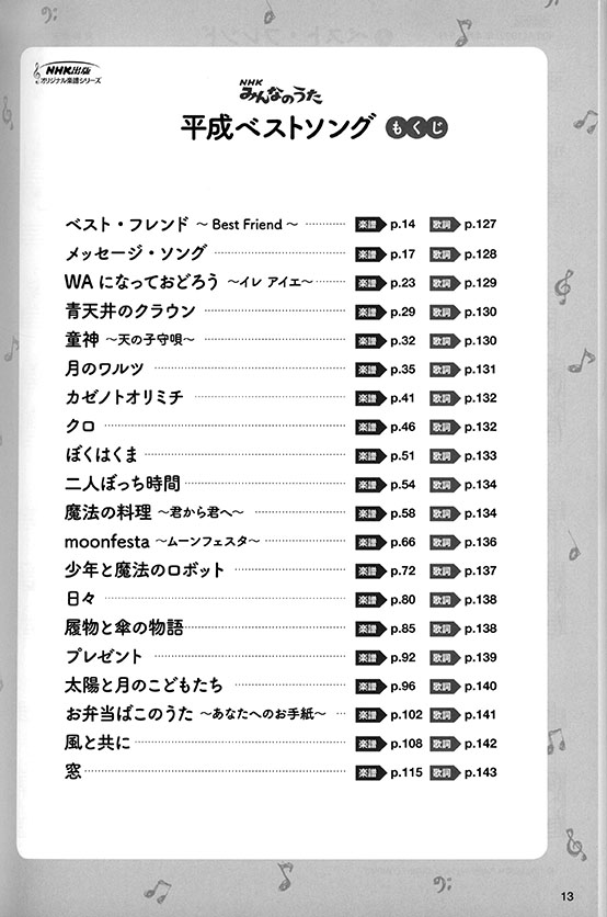 NHKみんなのうた平成ベストソング