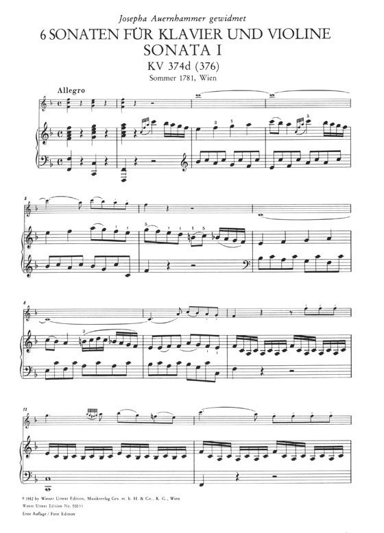 Mozart Sonaten für Klavier und Violine (Band 2)／モーツァルト ピアノとヴァイオリンのためのソナタ集 2