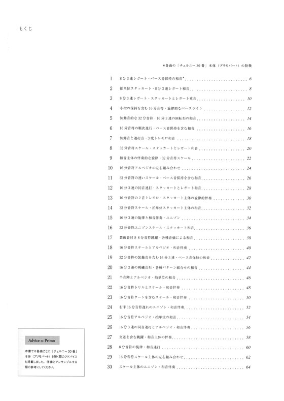 原曲がそのままひける ふたりのチェルニー30番 連弾伴奏集